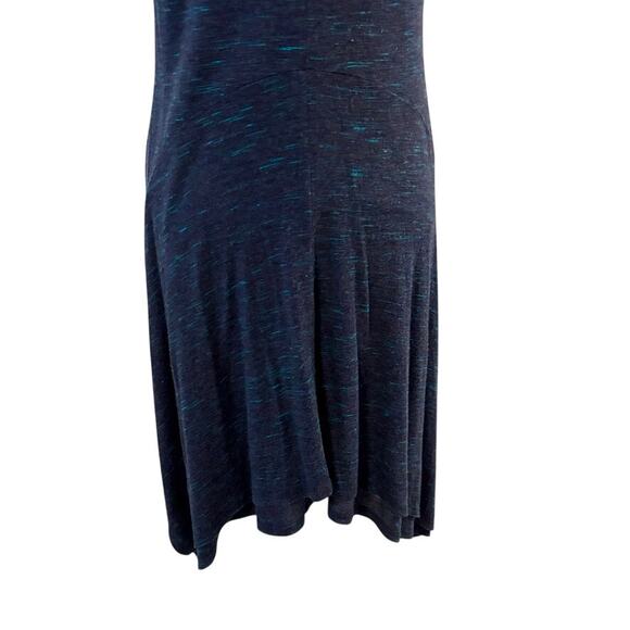 Dolan Left Coast Collection Blue Dress Size 8 Lined Handkerchief Hem Ruffle - Picture 9 of 13